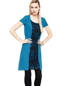 Coleen Lace Panel Dress