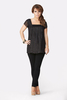 Coleen Metallic Spot Tunic