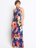 Coleen Rooney Cross Neck Maxi Dress