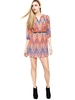 Coleen Spirograph Print Dress