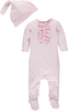 Cool Candy By Coleen Baby Girls Stripe Romper And Hat