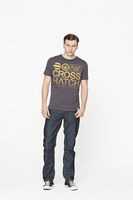 Crosshatch Mens Logo-Dot T-Shirt