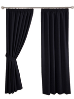 Faux Suede Eyelet Lined Curtains 229 x 274cm