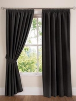 Faux Suede Lined Curtains