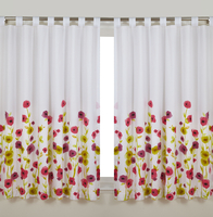 Floral Tab Top Curtains