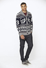 Fly 53 Breezeblock Chunky Cardigan