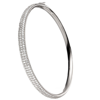 Folli Follie Sterling Silver Cubic Zirconia Sparkle Ball Bracelet