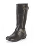 Foot Cushion Zeta Elastic Detail Casual Flat Boots