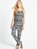 Freespirit Aztec Heart Print Jumpsuit