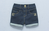 Freespirit Girls High Waisted Studded Denim Shorts