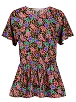 Freespirit Girls Leopard Print Sequined Kaftan