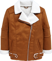 Freespirit Girls Shirling Suede Biker Jacket