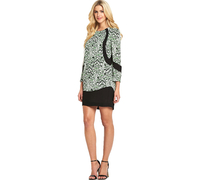 French Connection Leopard Moth Crepe Shift Dress