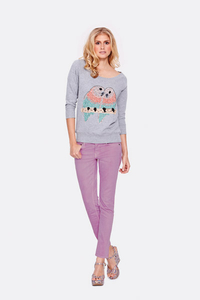 French Connection Lovebird Sequin Sweat Top