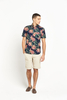 French Connection Printed Short Sleeve Shirt