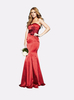 Nicholas Millington Satin Fishtail Bridesmaid Dress