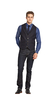 Taylor Reece Mens Chalk Stripe Waistcoat