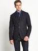 Taylor Reece Single Breasted Chalk Stripe Jacket