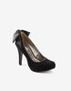 Teatro Chalke Bow Back Velvet Shoes