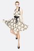 Teatro Marni Embroidered Mesh Halterneck Dress