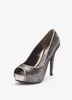 Teatro Open Toe Platform Court Shoes