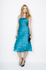 Teatro Organza Tiered Prom Dress