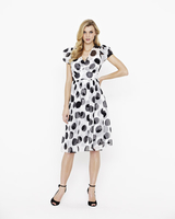 Teatro Tara Double Layer Spot Dress