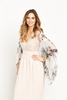 Ted Baker Floral Print Silk Cape