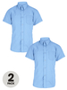 Top Class Boys Pack Of Two Short Sleeve Premium Shirts