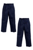 Top Class Boys Pleat Front School Pack Of Two Trousers