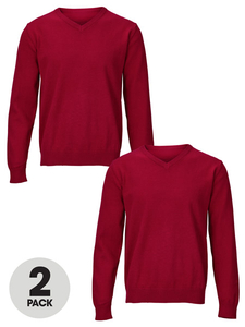 Top Class Essential Cotton V-Neck Jumper