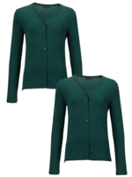 Top Class Girls Pack Of Two Cotton Rich Cardigans