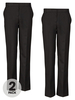 Top Class Girls Pack Of Two School Uniform Long Trousers