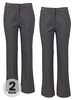 Top Class Girls Pack Of Two School Uniform Long Trousers