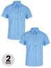Top Class Girls Pack Of Two Short Sleeve Premium Blouses