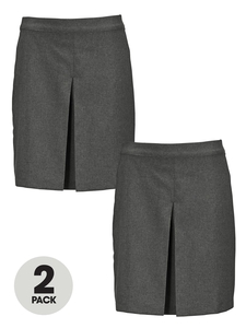 Top Class Pack Of Two Girls Kick Pleat Skirts