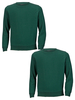 Top Class Unisex Pack Of Two Crew Neck Jumpers
