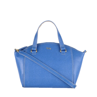 Tula Saffiano Zip Top Tote Bag