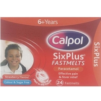 Calpol Six Plus Fast Melts Tablets - 24