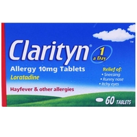 Clarityn Allergy 10mg 60 Tablets - 60 Tablets
