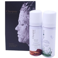 Clayspray Duo Pack Red Clay + H20 Green Tea Spray - 2x30ml