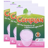 Complan Strawberry Triple Pack - 3x4x55g