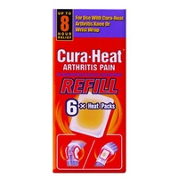 Cura Heat Arthritis Pain Refill - 6 Packs