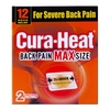 Cura Heat Back Pain Max Size - 2 Heat Packs