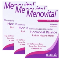 HealthAid Menovital Tablets Triple Pack - 3x60 Tablets